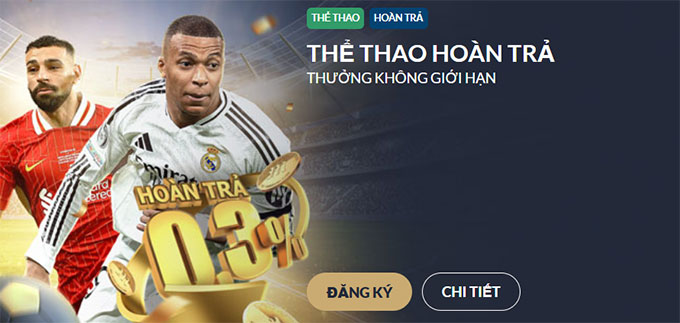 Hoàn trả thể thao M88