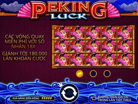 Cùng tìm hiểu cách chơi slot Peking Luck tại nhà cái M88
